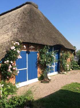 Blick auf die Tenne - Einfamilienhaus mit 90,00 m&sup2; in Drage zum Kaufen