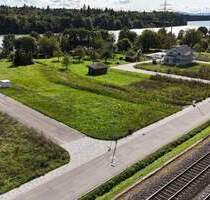 Baugrundstück für eine Doppelhaushälfte in schöner Rheinlage - Schwörstadt