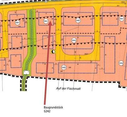 Ausschnitt Bebauungsplan - 