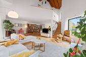 Ansicht Wohnbereich und Galerie - 