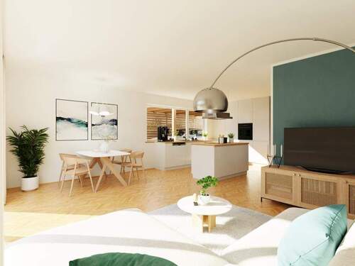 Visualisierung Wohnen 1 - 6 Zimmer Mehrfamilienhaus, Wohnhaus zum Kaufen in Denklingen