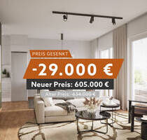 Modern wohnen: 3-Zimmer-Wohnung mit Süd-Balkon und offenem Wohn-, Koch- und Essbereich - Erding