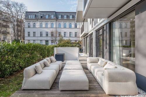 Terrasse - 5 Zimmer Etagenwohnung zur Miete in Berlin