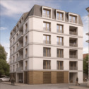 Visualisierung Straßenansicht - 4 Zimmer Etagenwohnung in Leipzig