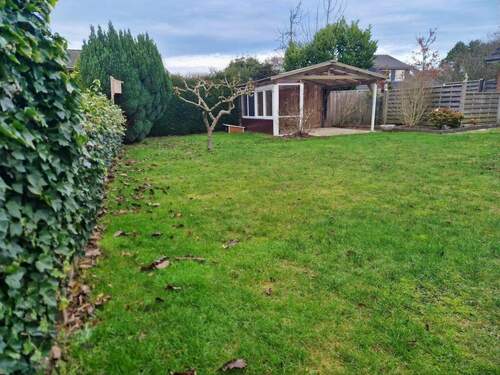 Blick auf die überdachte Terrasse - 