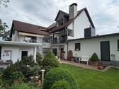 Hausansicht vom Garten - 1 Zimmer Mehrfamilienhaus, Wohnhaus zum Kaufen in Groß-Gerau