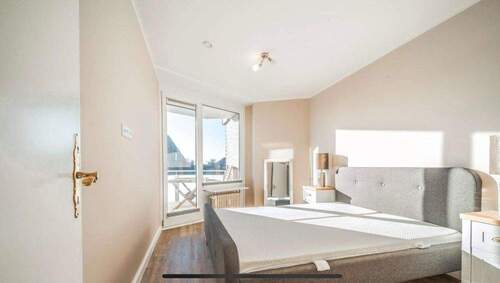 Schlafzimmer - Etagenwohnung mit 52,40 m&sup2; in Sylt zum Kaufen