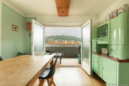 Essbereich und Balkon - 