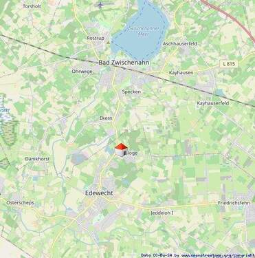 Lageplan - Grundstück in Edewecht zum Kaufen