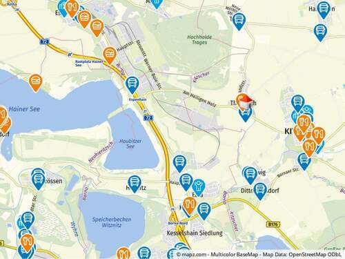 Geolyzer Kartenausschnitt - Grundstück in Kitzscher / Thierbach zum Kaufen