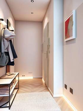 Flur Homestaging - Etagenwohnung mit 60,00 m&sup2; in Plauen zum Kaufen