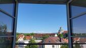 Blick aus dem Wohnzimmer - Etagenwohnung mit 105,00 m&sup2; in Kempten zur Miete