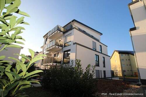 Blick von der Terrasse - Etagenwohnung mit 108,00 m&sup2; in Karben / Groß-Karben zum Kaufen