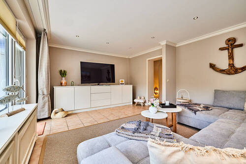 Blick vom Sofa - Etagenwohnung mit 86,00 m&sup2; in Wenningstedt-Braderup (Sylt) zum Kaufen