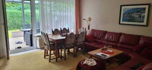 Wohnzimmer mit anschließender Terrasse - 