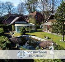 Erdgeschoss Wohnung im 2-Familienhaus mit großem Grundstück in begehrter Lage von Buchholz.