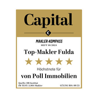 Zum fünften Mal Auszeichnung als Top-Makler Fulda - 