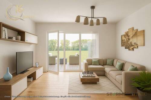 Wohnzimmer - 2 Zimmer Etagenwohnung in Übach-Palenberg