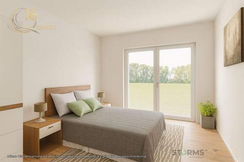 Schlafzimmer - Etagenwohnung mit 85,70 m&sup2; in Übach-Palenberg zum Kaufen