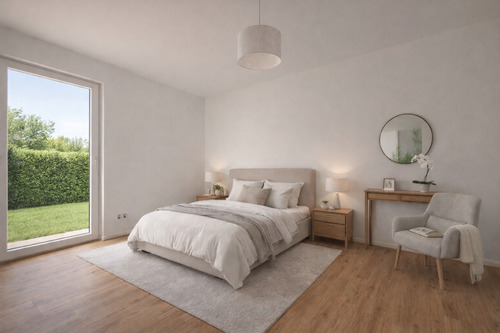 Schlafzimmer - Visualisierung - Etagenwohnung mit 55,40 m&sup2; in Machern zur Miete