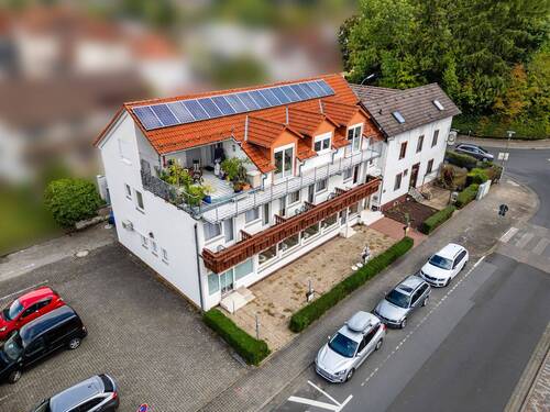 Ansicht mit Stellplätzen - Hotel, Pension, Gasthof zum Kaufen in Bad Soden-Salmünster