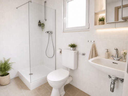 Musterbeispiel Badezimmer OG eingerichtet - 