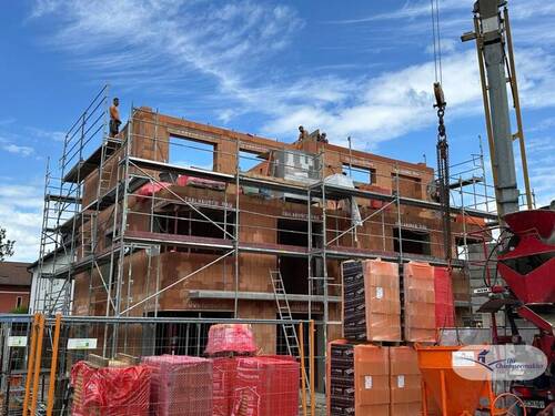 Baufortschritt Mitte Juli - Doppelhaushälfte mit 155,40 m² in Rosenheim zum Kaufen