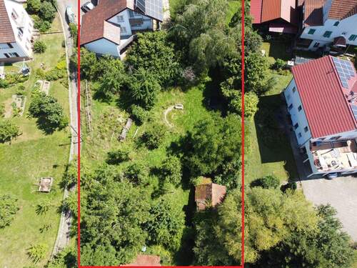 Grundstücksgrenze - 5 Zimmer Mehrfamilienhaus, Wohnhaus zum Kaufen in Balingen