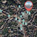 Schiffweiler Lage3 Satellit Kreise v2.jpg - 3 Zimmer Etagenwohnung in Schiffweiler
