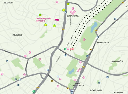Lage - 2 Zimmer Etagenwohnung zum Kaufen in Stuttgart