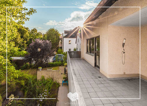 Balkon - 3 Zimmer Etagenwohnung zum Kaufen in Augsburg