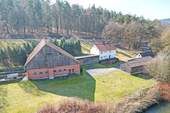 Luftbild - 7 Zimmer Bauernhaus, Landhaus in Kronach