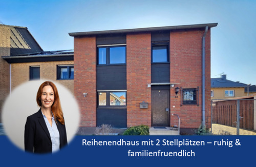 Straßenseite - Ruhig gelegenes Reihenendhaus mit Südterrasse - ideal für Familie oder Paar