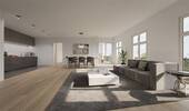 Wohnraumperspektive - City-West-Penthouse: der Luxus niemanden über sich zu wissen