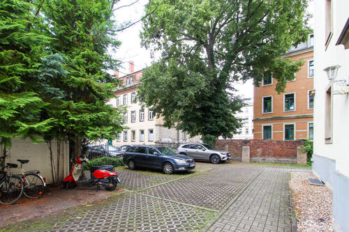Innenhof - 2 Zimmer Etagenwohnung in Dresden