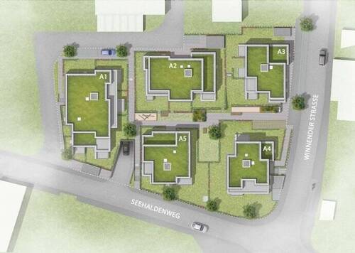 Lageplan - Etagenwohnung mit 102,80 m² in Winnenden zum Kaufen