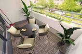 Einrichtungsbeispiel Balkon - 