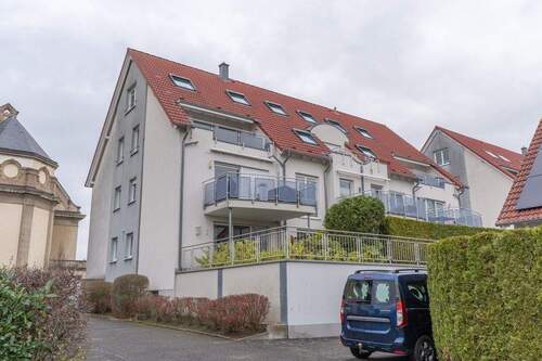 Rückansicht Haus - 3 Zimmer Terrassenwohnung zum Kaufen in Hagen