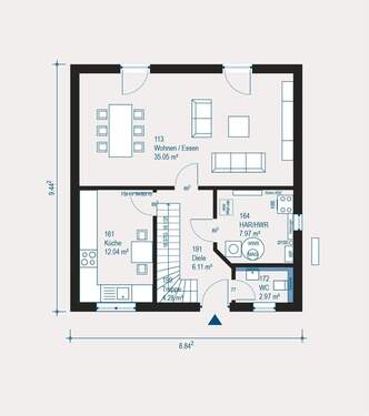 Kompaktes Wohnvergnügen - 