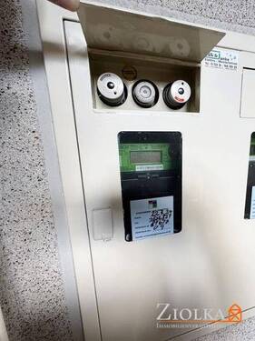 Blick auf elektr. Absicherung - 