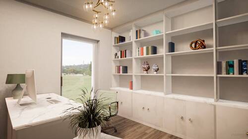 Ansicht Arbeitszimmer - 