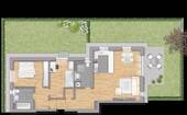 Grundriss - 3 Zimmer Terrassenwohnung zum Kaufen in Winnenden