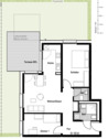 Grundriss E2 - 3 Zimmer Terrassenwohnung zum Kaufen in Köngen