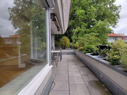 Terrasse - 3 Zimmer Terrassenwohnung in Amberg