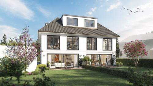 Visualisierung Garten - Grundstück in München zum Kaufen