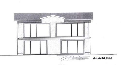 Planungsansicht Süd - 