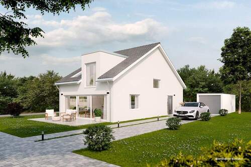 Ansicht - Einfamilienhaus mit 187,00 m&sup2; in Aichtal / Grötzingen zum Kaufen