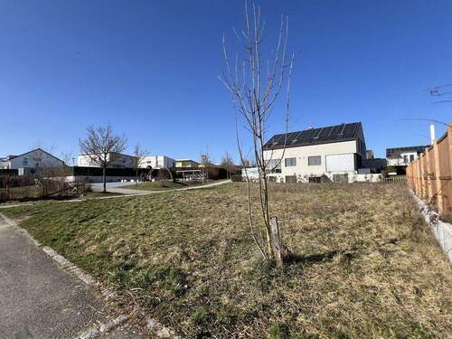 Blick auf den Bauplatz - 