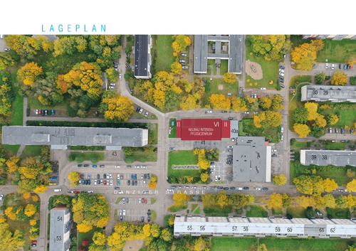 Lageplan Planungsstudie - Neubauprojekt nach §34 BauGB in zentraler Lage von Lütten-Klein in Rostock