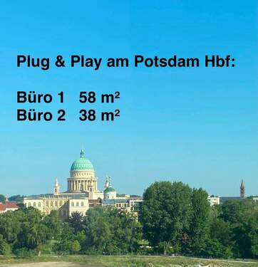 Blick auf Nikolaikirche - Büro zur Miete in Potsdam